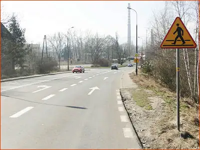 znak A-16 do przejścia jest najwyżej 100 metrów