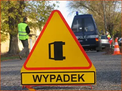 znak A-34 przez wypadek ruch może być utrudniony