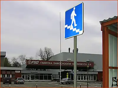 znak D-35 przejście podziemne dla pieszych