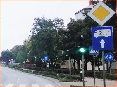 tablica F-12 tranzyt dla samochodów ciężarowych