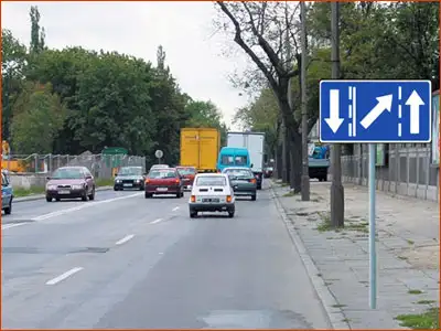 znak F-16 koniec pasa ruchu