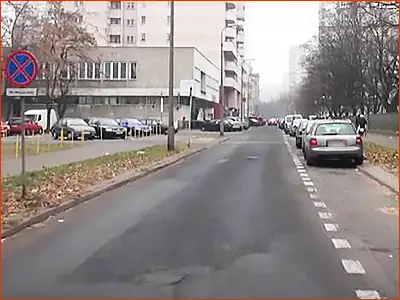 znak P-19 wyznaczony pas postojowy